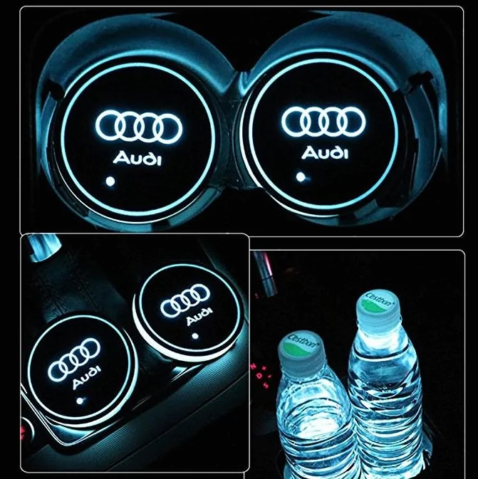 Audi logo belysning til kopholder