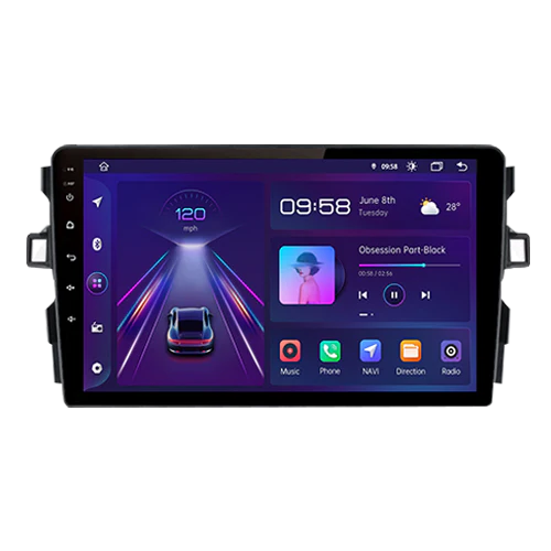 9'' Toyota Auris Android radio, med Apple Carplay & Android Auto ...