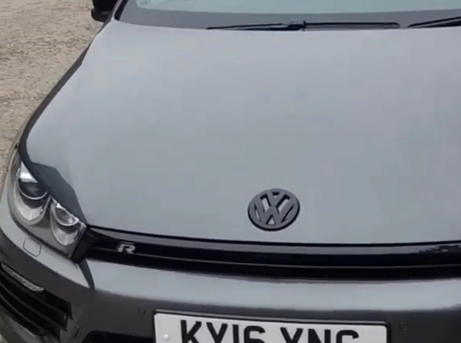 Volkswagen sciroco logotyp set blank svart