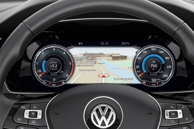 Volkswagen Golf 7 Digital hastighetsmätare