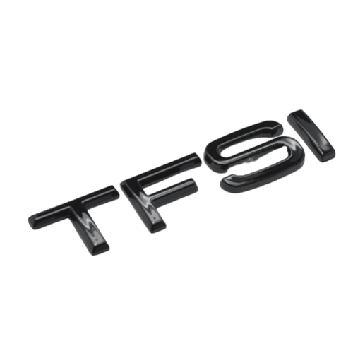 TFSI-emblem för baklucka blanksvart