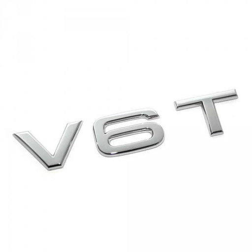 Audi V6T Emblem i chrome - NaviTronic
