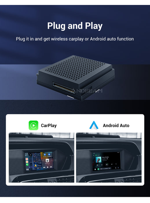 Trådløs Apple Carplay & Android Auto til NTG 4.5