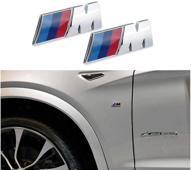 BMW M logo til siden i chrom - NaviTronic