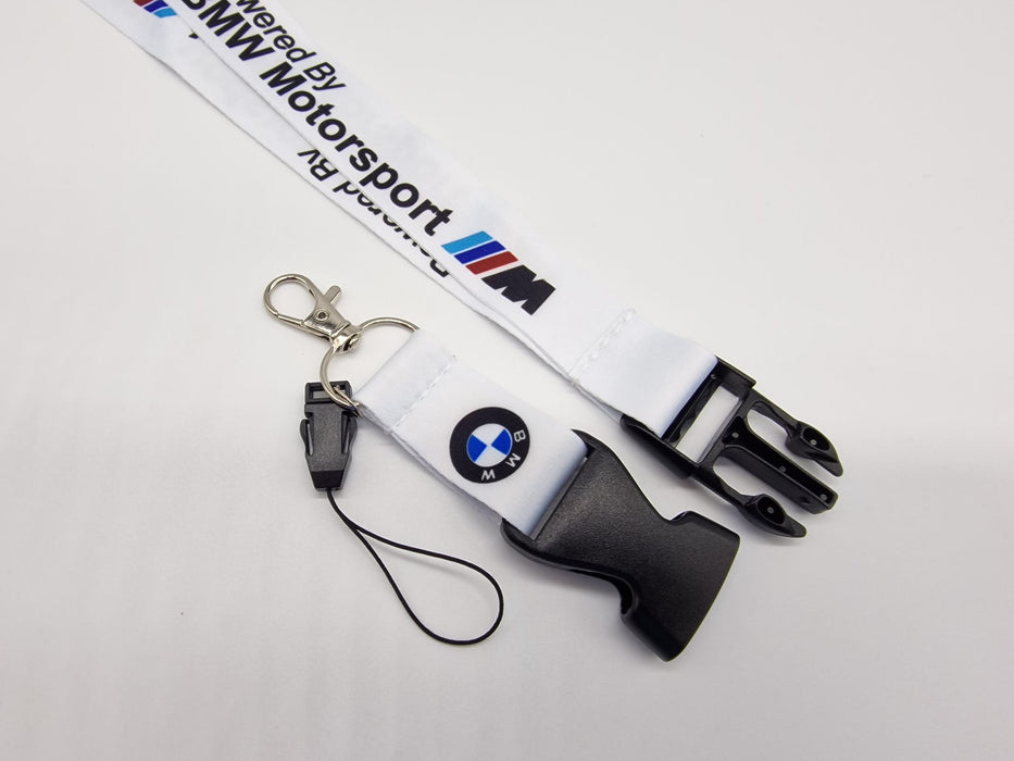 BMW M Performance nyckelring vit