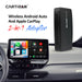 2 i 1 Trådløs Apple Carplay & Android Auto adapter - NaviTronic
