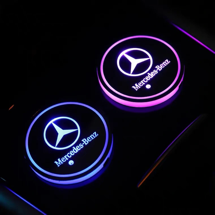 Mercedes-Benz logo belysning til kopholder