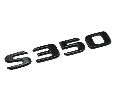 Mercedes-Benz S350 emblem blank svart
