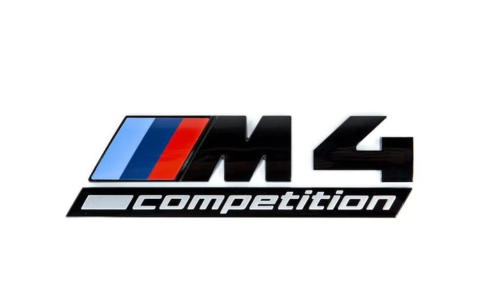 M4 Competition glansigt svart märke