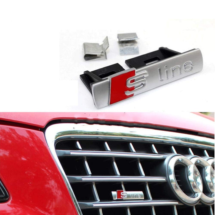 Audi S-line emblem fram