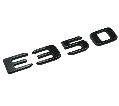 Mercedes-Benz E350 emblem blank svart