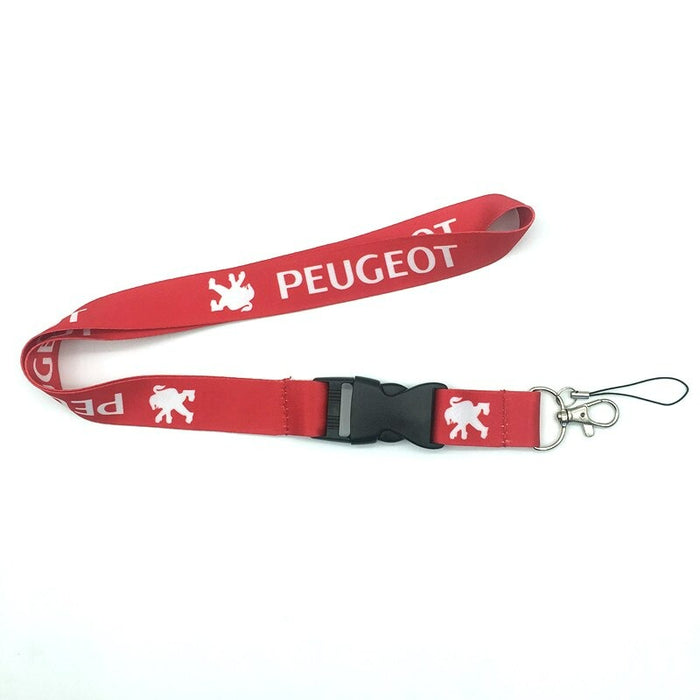 Peugeot nyckelring Röd