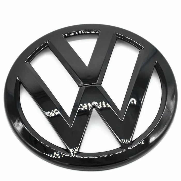 Volkswagen Golf 7 logo sæt front blank sort - NaviTronic