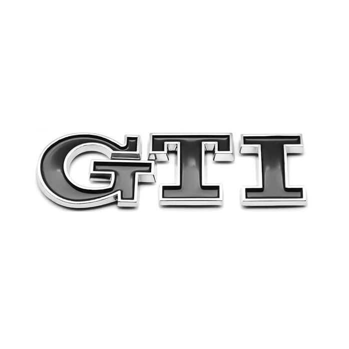 Sort GTI Logo til bagklap - NaviTronic