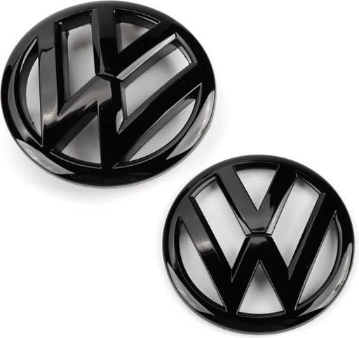 Volkswagen Polo 6R Logo front & bag blank sort - NaviTronic