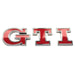 Rød GTI emblem til bagklap - NaviTronic