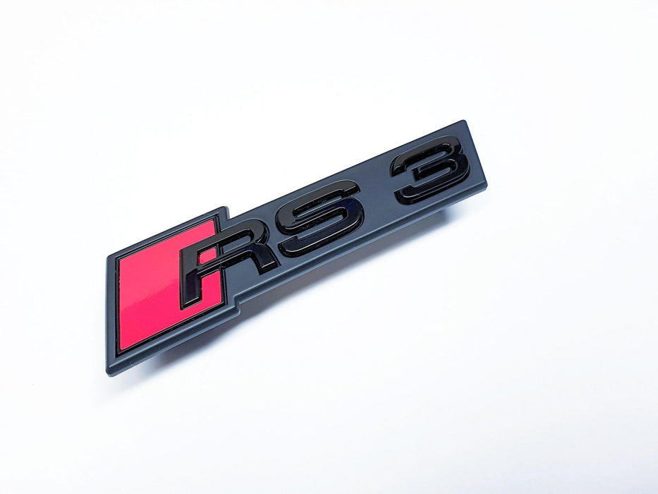 RS3 emblem til front blank sort