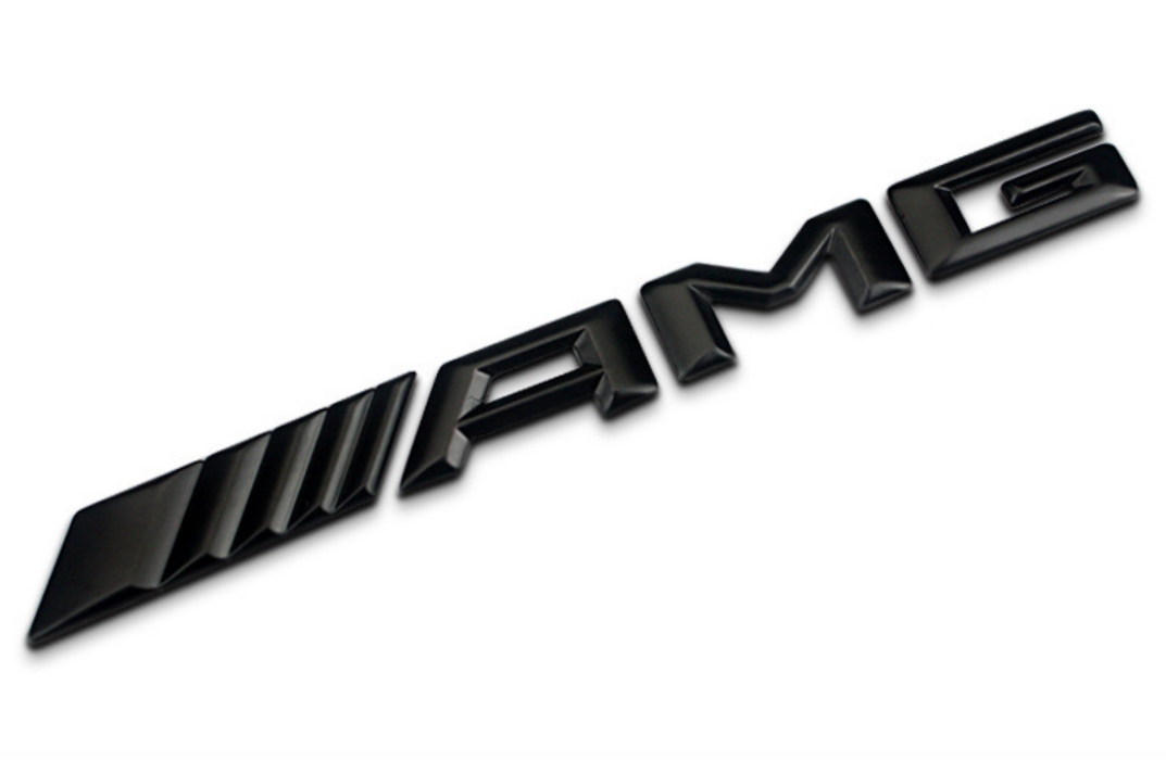 AMG emblem i blank sort - NaviTronic