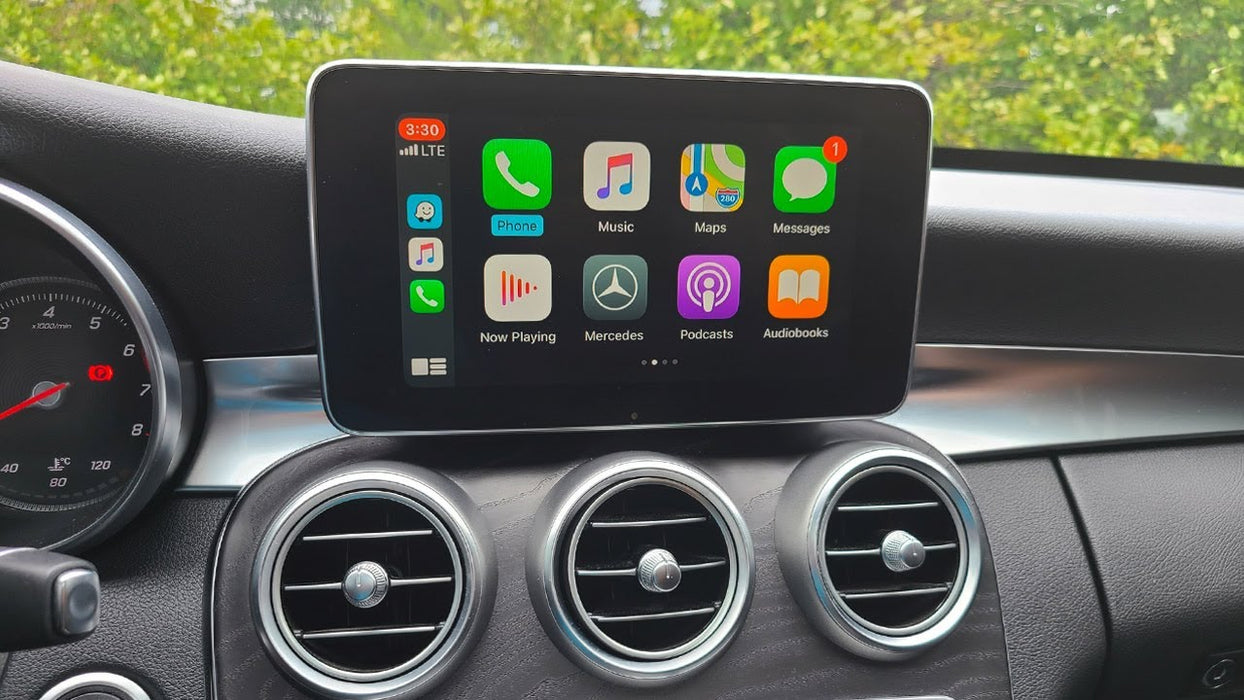 Mercedes-Benz aktivering av Apple Carplay och Android Auto